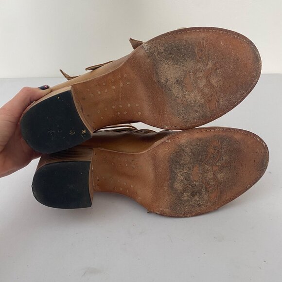 Freebird Quinn Sandals w Heel Brown Tan - Picture 7 of 9